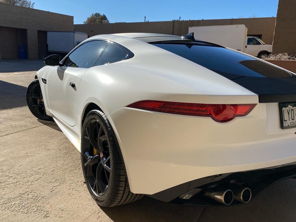 Jaguar F TYPE Vinyl Wraps and Ceramic Coating - Mile High Customs