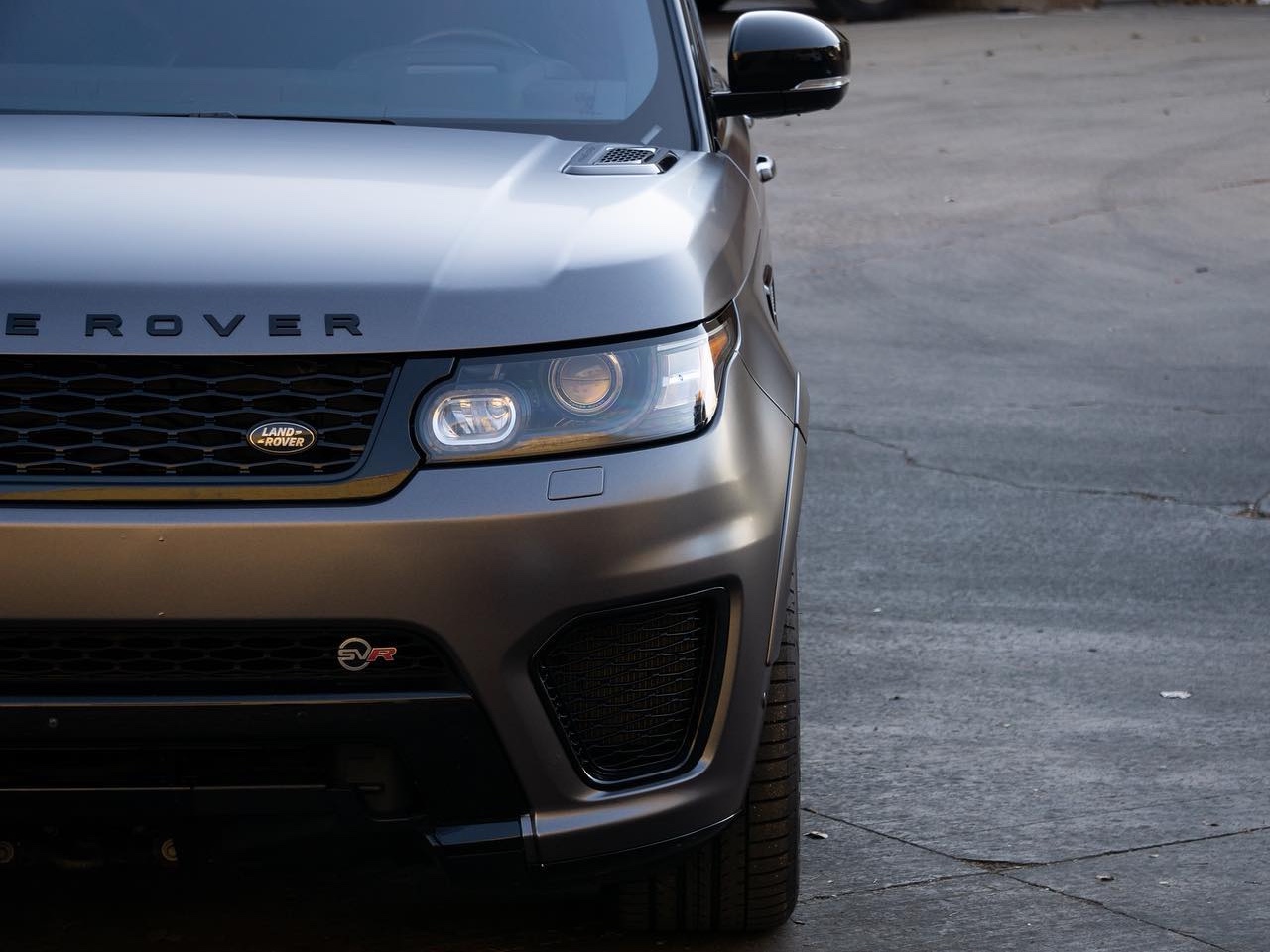 Matte Black on Black Range Rover